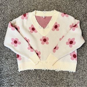 Bailey Rose Flower Sweater